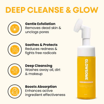 Glowsome - Turmeric & Kojic Acid Radiance Cleanser